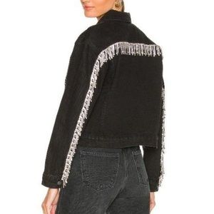 Superdown Rhinestone Denim Jacket